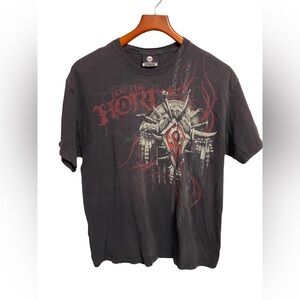 Vintage Y2K World Of Warcraft “For The Horde” T Shirt Mens Size Large Blizzard